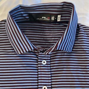Ralph Lauren RLX Striped Collar Shirt size M
